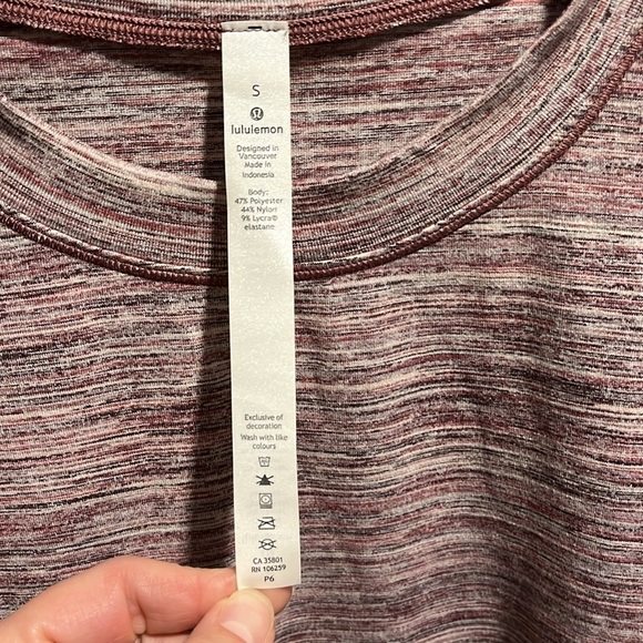 Lululemon Close to Crossing Long Sleeve *Rulu
Space Dye Camo Plumful Smoke Small - Picture 7 of 16